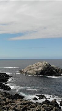 coast of noway sea and rocks