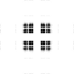 Rustic grunge texture with grain and stains. Abstract noise background. PNG graphic illustration with transparent background.