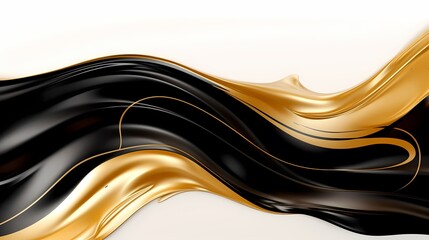 Golden liquid style background. With a luxurious shiny color. Premium design images for background.