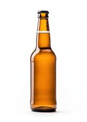 a brown bottle with a cap