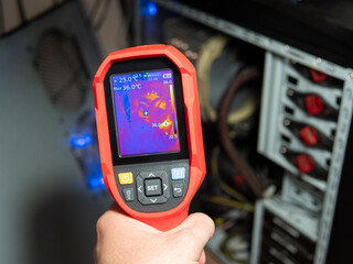 Thermal scan (Thermal imaging camera) scan to desktop computer for temperature checking at home or...