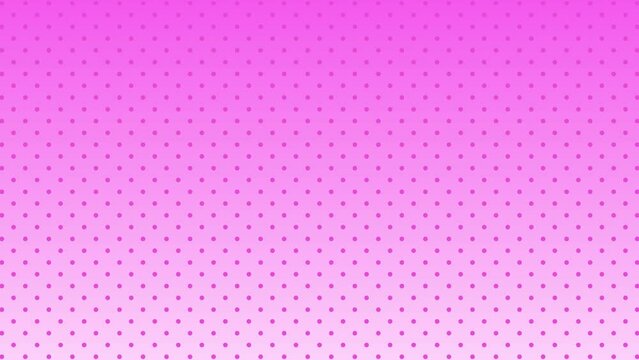 pink dots moving, simple texture background, seamless loop