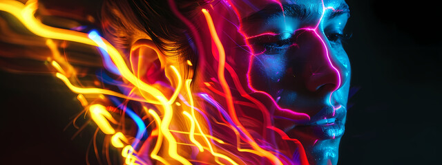 Neon Illumination: The Vibrant Energy of Expression