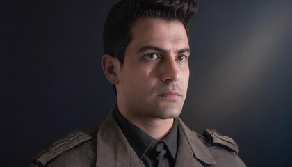Obraz premium portrait of a military man 