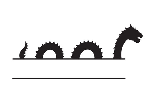 Loch Ness Monster Bundle, Nessie, Split monogram, Lochness, Monster dinosaur, stencil, Loch Ness Clipart, Loch Ness, Loch Ness Vector, Loch Ness, Loch Ness cut files, cutter, monster silhouette, clipa