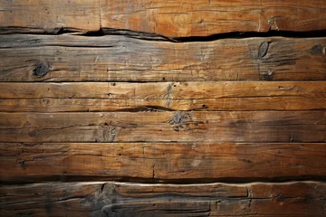Fototapete Alte Flugzeuge Texture di un piano in legno vecchio e antico marrone