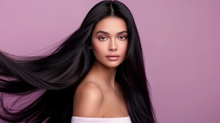 Fototapeta premium photo of a beautiful woman from behind