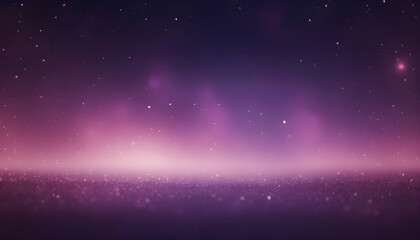 Fototapeta na wymiar Empty cosmic background. Blurred dark violet sky abstract texture. Defocused pink light illustration. Magical space banner. Romantic style.