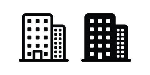 City icon. flat illustration of vector icon