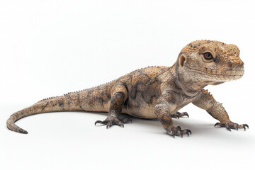 Obraz premium Chameleon Iguana lizard isolated