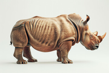 Obraz premium Rhinoceros isolated