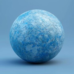 Blue Sphere Stylized Image Generative AI