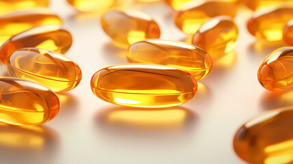 Yellow fish oil, advertising shoot