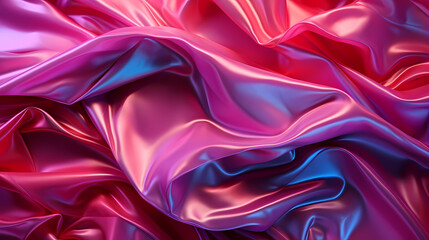 Obraz premium Bright holographic foil background, vivid multicolored and pastel trendy background