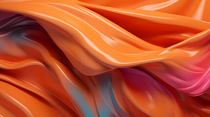 Obraz premium Holographic effect foil texture background, abstract textured colorful plastic background