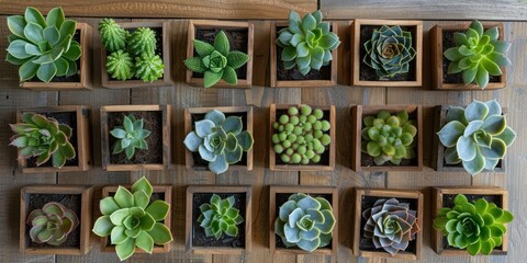 squareformatted succulents for the modern home