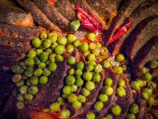 Roast peas