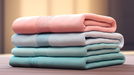 Towel background with space for text, copy space