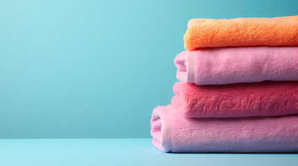 A stack of clean towels