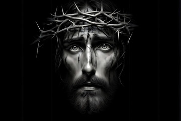 Jesus Crucificado, Jesus Cristo, Jesus com coroa de Espinhos