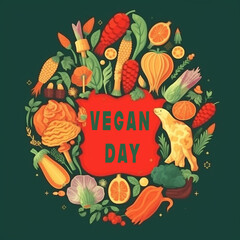 World Vegan Day. World Vegetarian Day.