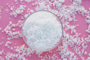 Sodium Hydroxide or NaOH, caustic soda