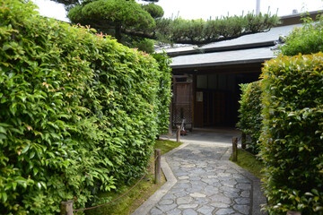 慈光院　参道　奈良県大和郡山市