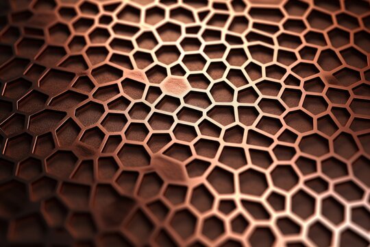 Pattern of the coper surface background
