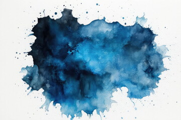 Obraz premium Abstract colorful blots with paint on canvas. Art concept