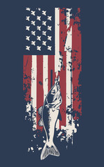 veteran artwork on an American flag background