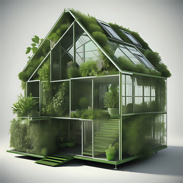 green house design sustainability- generated by ai
