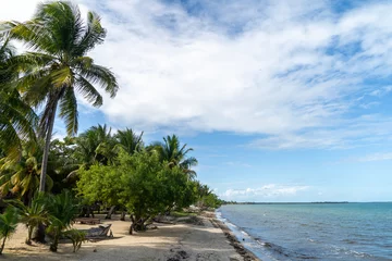 Gordijnen Strandparadies in Belize © Madeleine