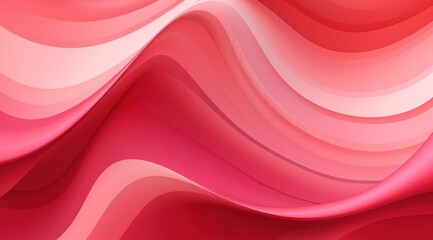 Obraz premium a red and pink wavy lines
