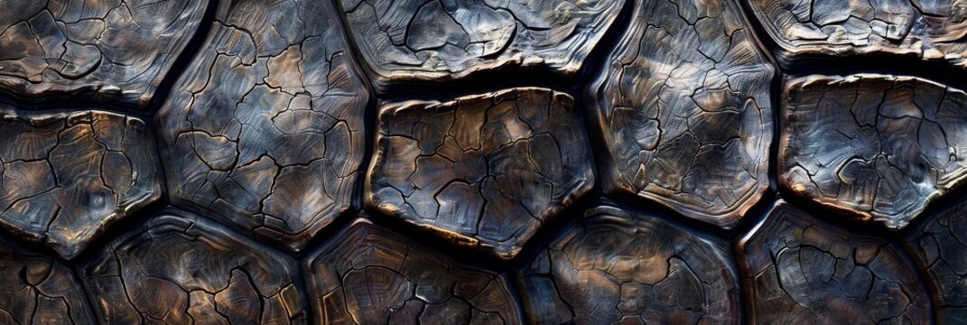 Turtle Shell Texture Background, Brontosaurus Dinosaur Skin Texture, Turtle Shell Banner