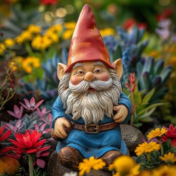 gnome in a garden