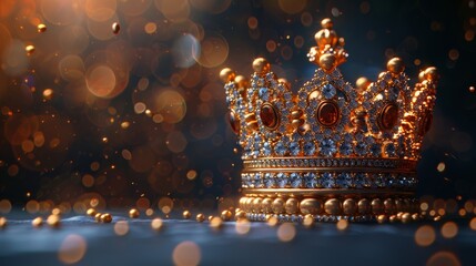 豪華な王冠,Generative AI AI画像 - obrazy, fototapety, plakaty