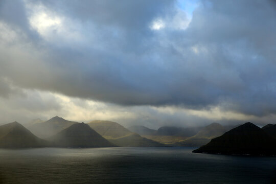 The beautiful scenery of the Faroe islands