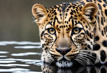 close up of a leopard