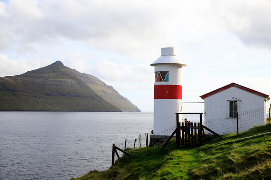 Lighthouse in the Faroe islands