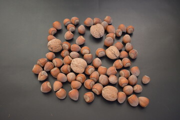 Fresh and organic nuts. Fresh and delicious walnuts.