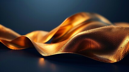 Black and Gold Abstract Background Ai Generative
