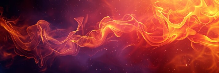 Vivid depiction of a firestorm with bright sparks and intense warm colors - obrazy, fototapety, plakaty