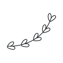 Heart sketch icon Hand Draw Vector illustration