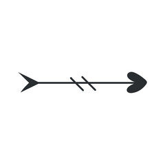 Arrow sketch icon Hand Draw Vector illustration