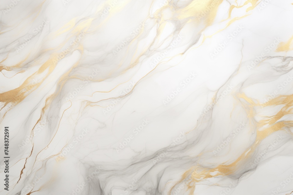 Poster high resolution white gold marble texture for design projects.