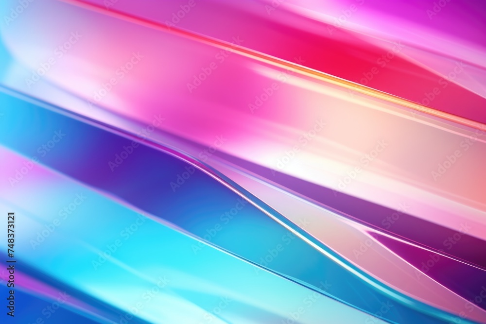 Poster abstract light neon soft glass background texture in pastel colorful gradient.