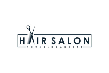 beauty hair cut design with modern concept