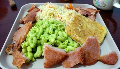 chicken and salad