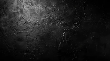 Deurstickers Black stone textured background detailed dark pattern wallpaper © CLOXMEDIA