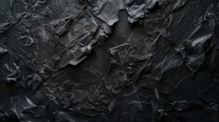 Black stone textured background detailed dark pattern wallpaper - obrazy, fototapety, plakaty